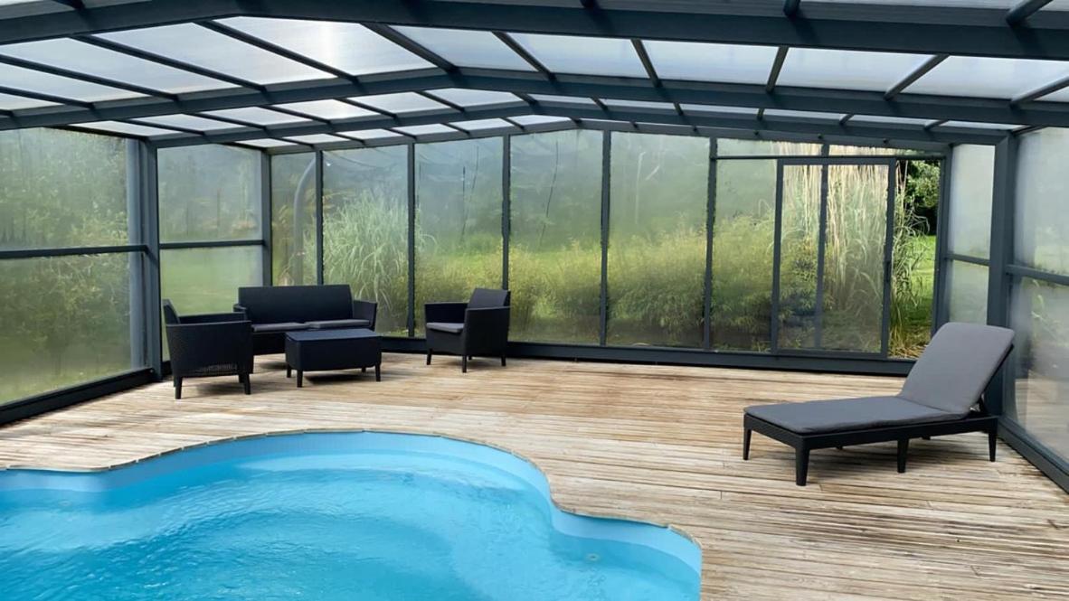 Chalet Des Fees - Piscine Crozon Kültér fotó